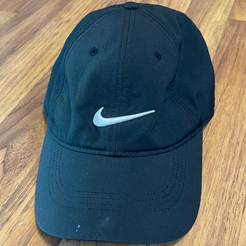 Nike Legacy91 Dri-FIT Hat Mens Adjustable Golf Cap Black Polyester AV6953 OSFM